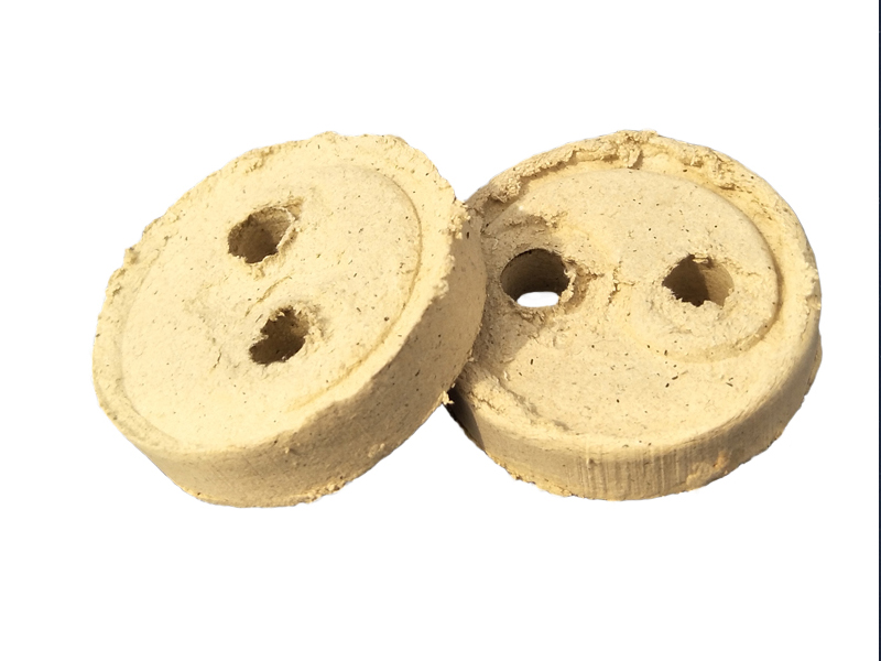 全椒县圆形双孔艾饼4*1CM